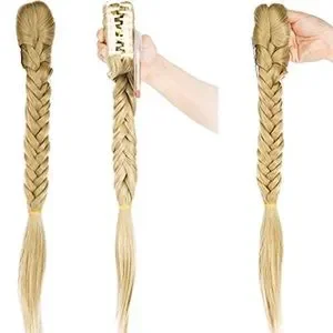 Accessories | 2 Ash Blonde Jaw Clip Fishtail Ponytailnew  display picture 3